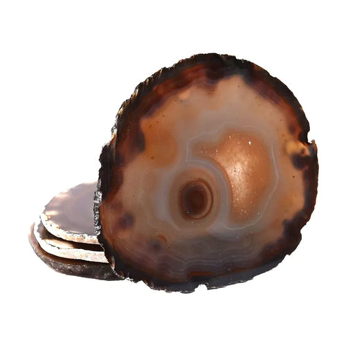Achat Untersetzer natur 4‑Stück Set