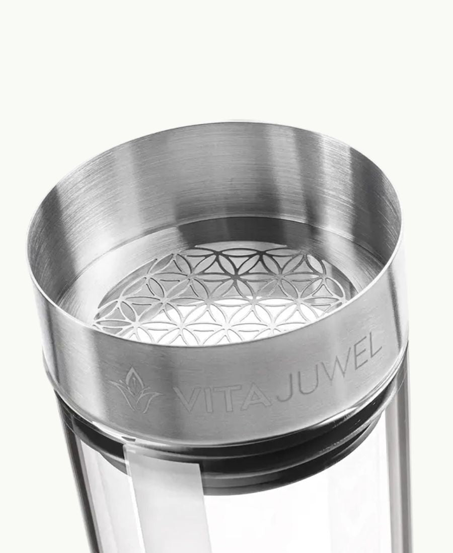 VitaJuwel Wasserkaraffe „Sana“ Premium (Edelstahl)