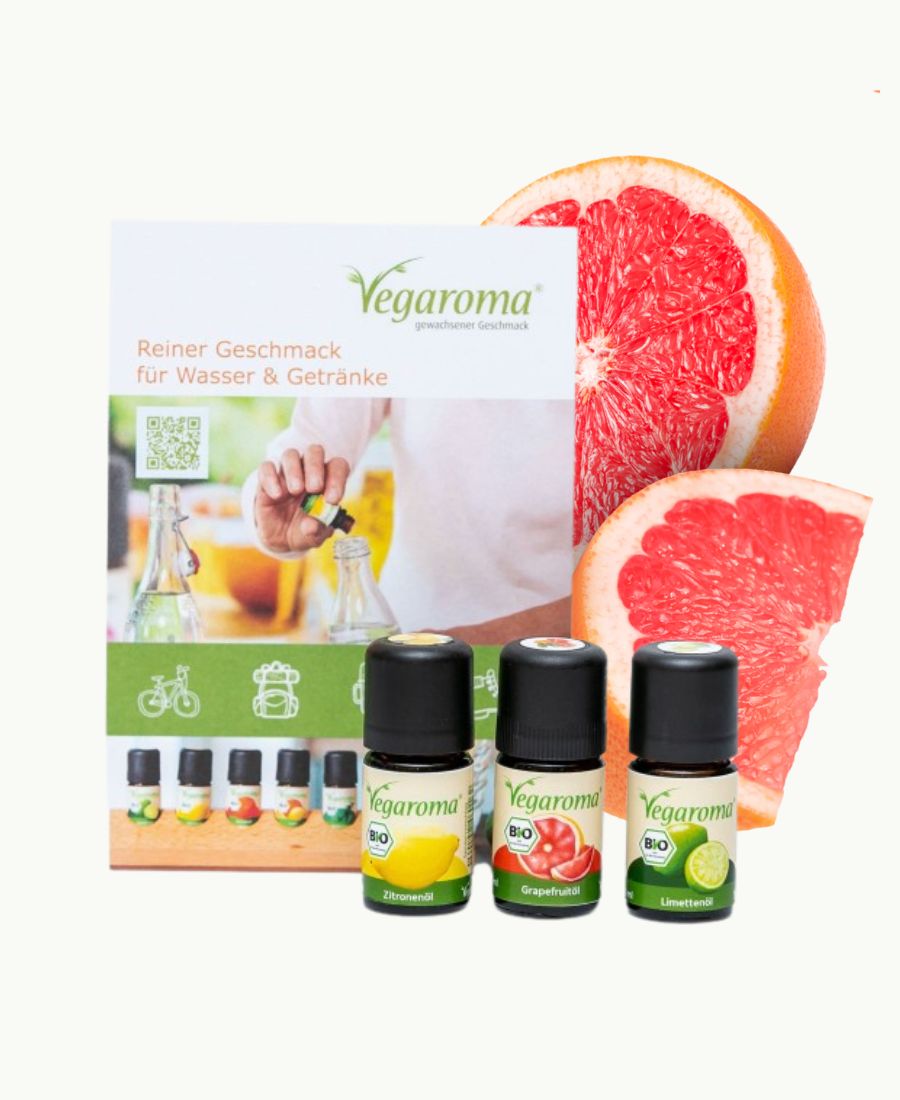 BIO VEGAROMA SET WASSER & GETRÄNKE (klein)