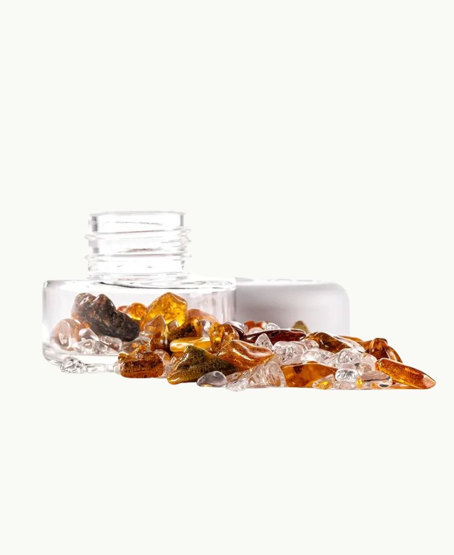 inu! Edelstein-Füllung „Crystal Jar | Amber“