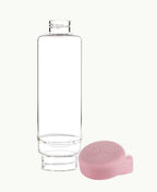 VitaJuwel inu! Trinkflasche „Blossom Rose“ mit Bergkristall
