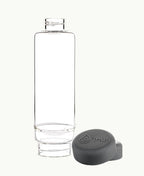 VitaJuwel inu! Trinkflasche „Lava Grey“ mit Bergkristall