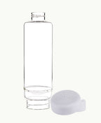 VitaJuwel inu! Trinkflasche „Cloud White“ mit Bergkristall