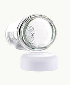 VitaJuwel inu! Trinkflasche „Cloud White“ mit Bergkristall